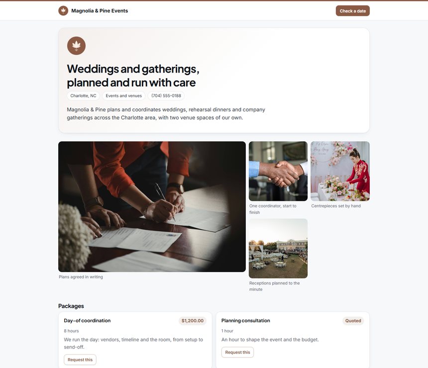 Magnolia & Pine Events